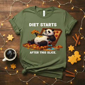 Funny Diet Starts Tomorrow T-Shirt for food lovers