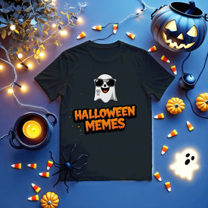 Unisex Halloween tee with viral meme design"