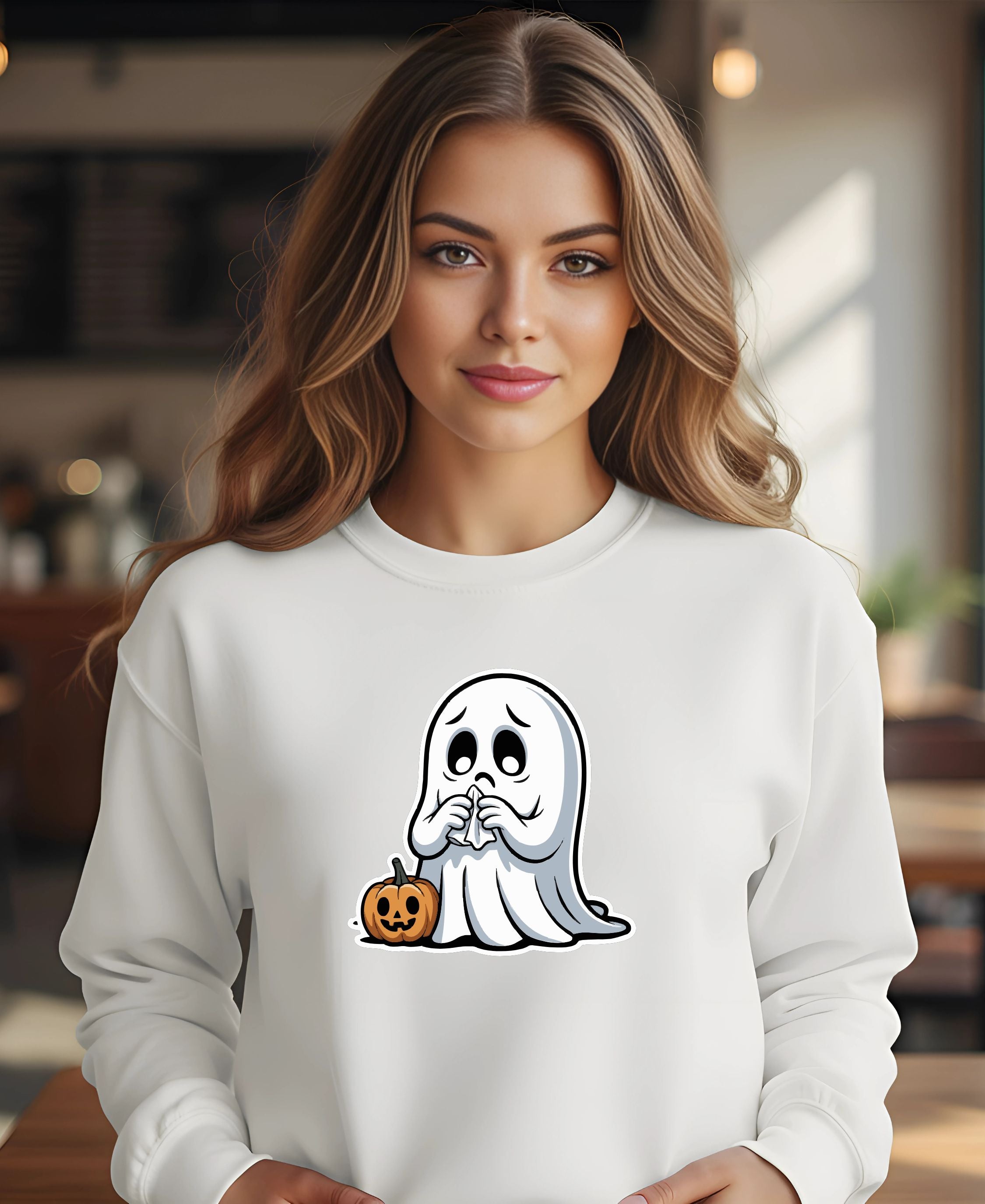 Meme-inspired Halloween sweatshirt unisex fit