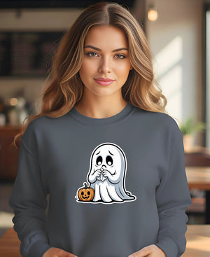 Meme-inspired Halloween sweatshirt unisex fit