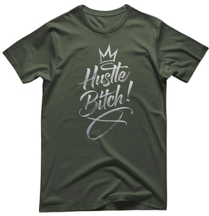 Hustle themed sarcastic motivational t-shirt by Memez Store