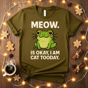 Funny Meow Cat Meme T-Shirt with sassy quote