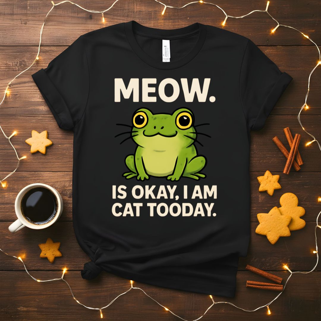 Funny Meow Cat Meme T-Shirt with sassy quote