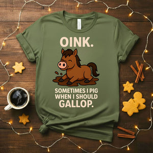 Funny Oink Pig Meme T-Shirt