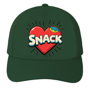 Funny Snacks Cap Baseball Hat for Snack Lovers by Memez Store