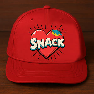 Funny Snacks Cap Baseball Hat for Snack Lovers by Memez Store