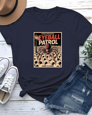 Funny Spooky Memez Tee – Halloween themed graphic shirt with funny meme design, unisex made-to-order tee by Memez Store