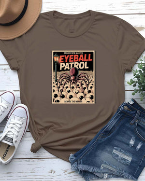 Funny Spooky Memez Tee – Halloween themed graphic shirt with funny meme design, unisex made-to-order tee by Memez Store