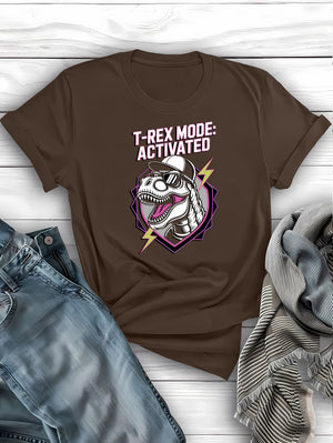 Funny T-Rex Mode Activated dinosaur t-shirt - perfect gift for men and women