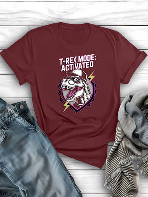 Funny T-Rex Mode Activated dinosaur t-shirt - perfect gift for men and women