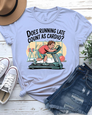 Funny cardio meme tee
