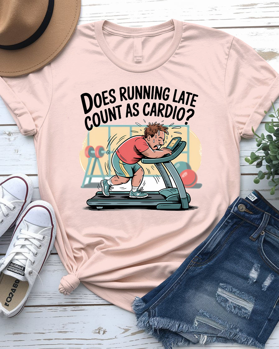 Funny cardio meme tee