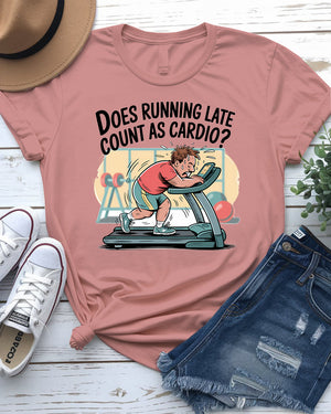 Funny cardio meme tee