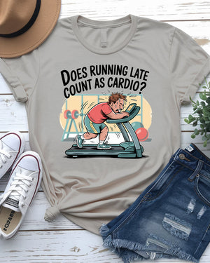 Funny cardio meme tee