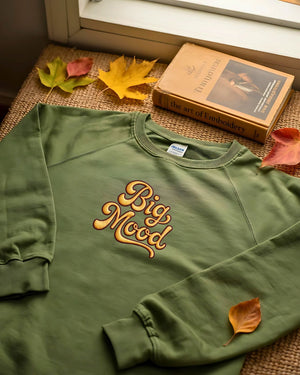 “Bold Big Mood embroidered sweatshirt by Memez Store