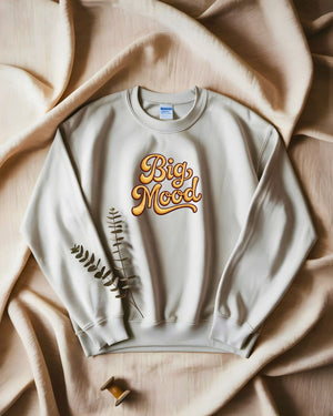 “Bold Big Mood embroidered sweatshirt by Memez Store