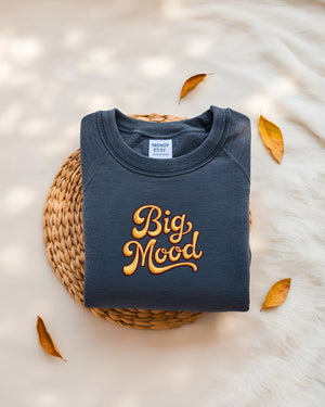 “Bold Big Mood embroidered sweatshirt by Memez Store