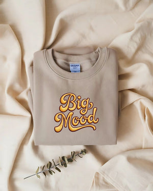 “Bold Big Mood embroidered sweatshirt by Memez Store