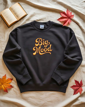 “Bold Big Mood embroidered sweatshirt by Memez Store