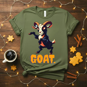 G.O.A.T. Animal Meme Funny T-Shirt with proud goat graphic