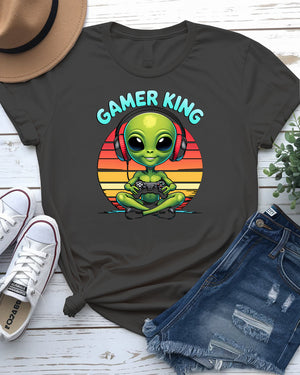 Gamer King graphic tee