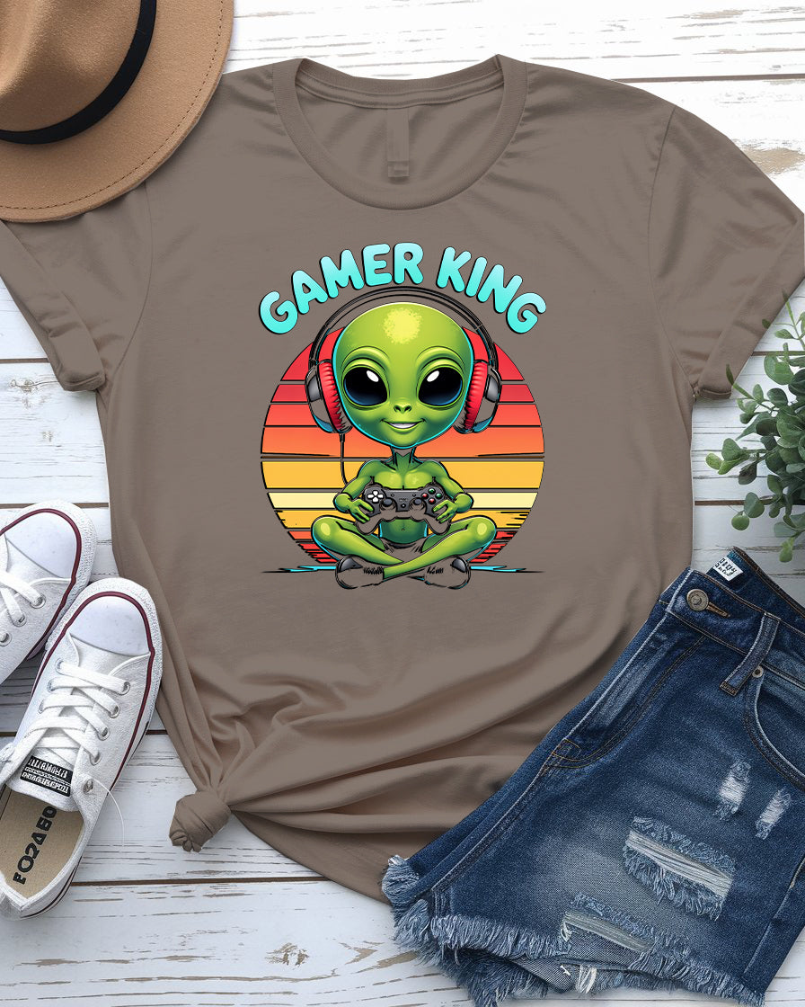 Gamer King graphic tee