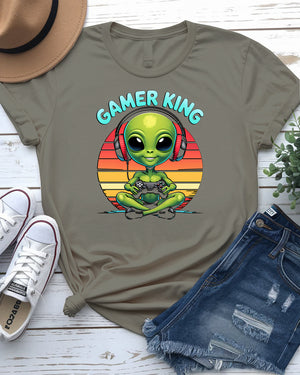 Gamer King graphic tee