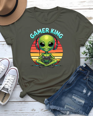 Gamer King graphic tee