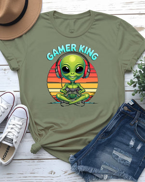 Gamer King graphic tee