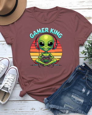 Gamer King graphic tee