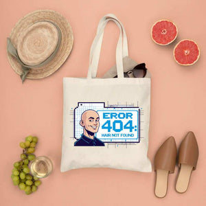Geek Meme Tote Bag – Error 403 Hair Not Found