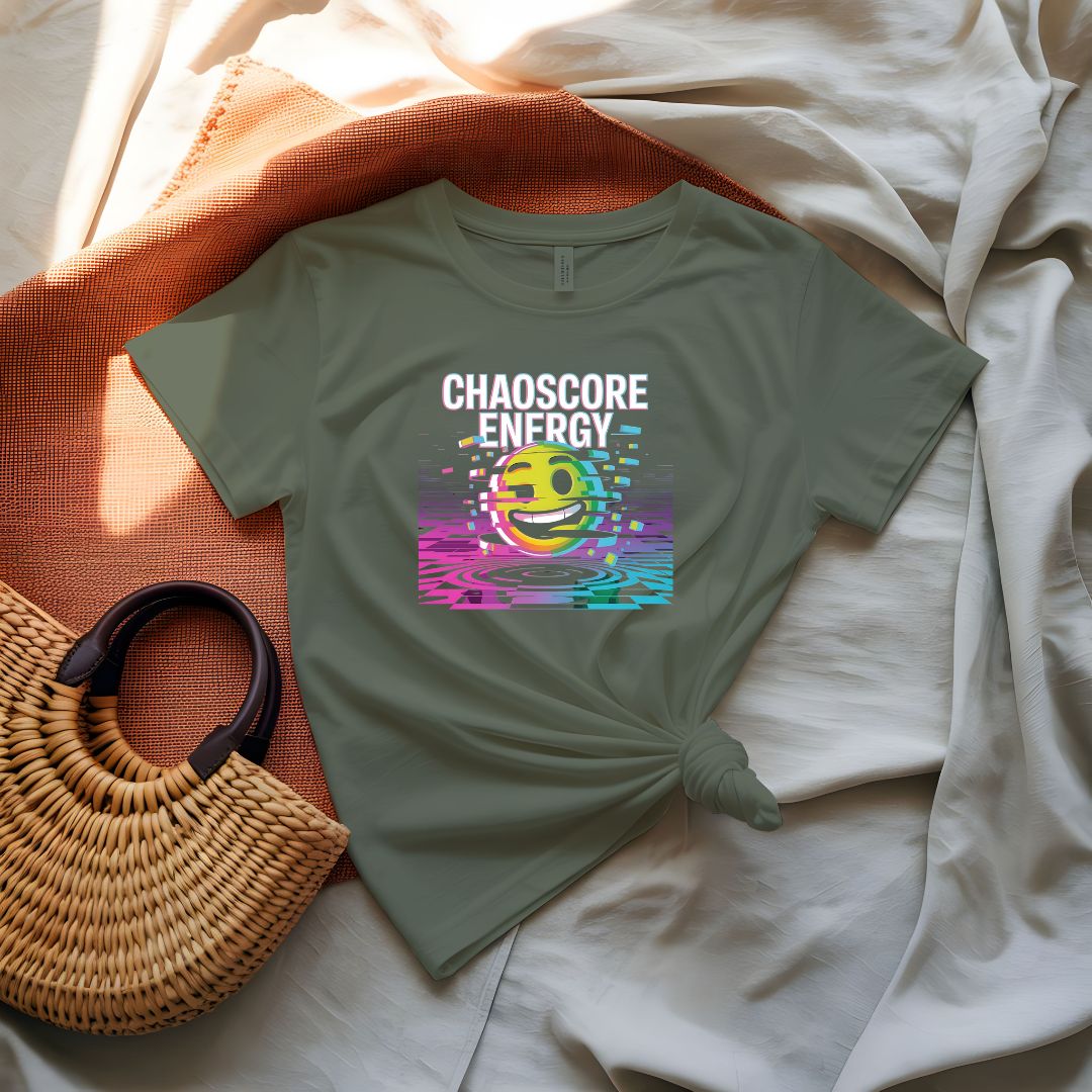 Geek Tee Chaoscore Energy Meme Shirt by Memez Store