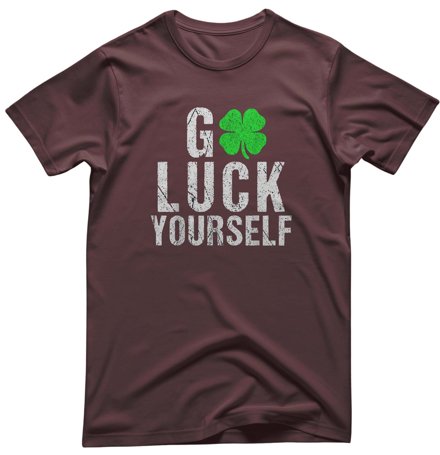 Go Luck YourSelf St. Patrick Tee - Irish Puns | Memez Store
