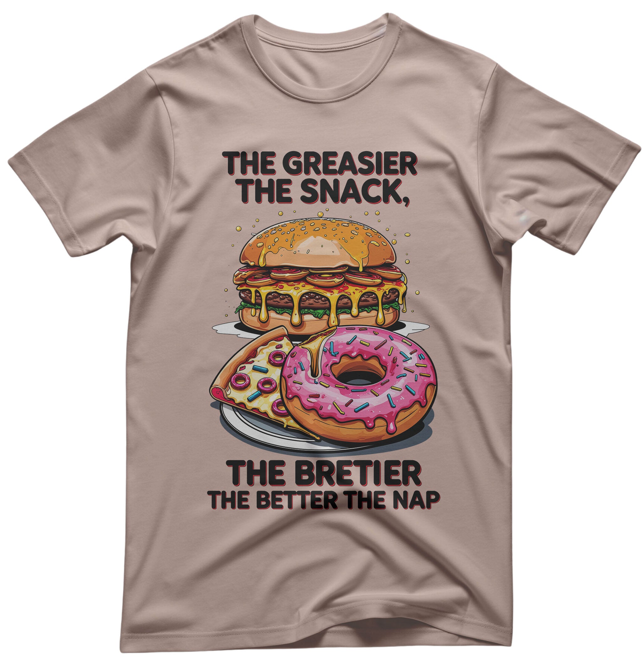 Greaser The Snack T-Shirt - Retro Meme Humor | Memez Store