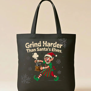 Grind Harder Motivational Tote Bag