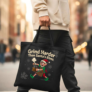 Grind Harder Motivational Tote Bag