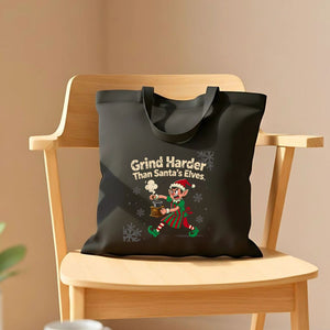Grind Harder Motivational Tote Bag