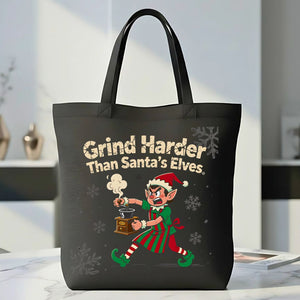 Grind Harder Motivational Tote Bag
