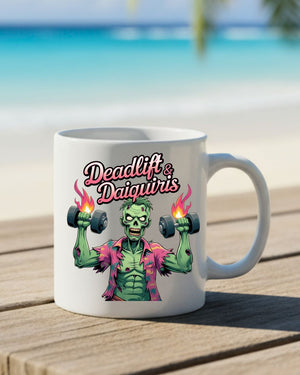 Funny Halloween gym mug for coffee lovers