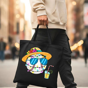 Halloween Baseball Themed Tote Bag