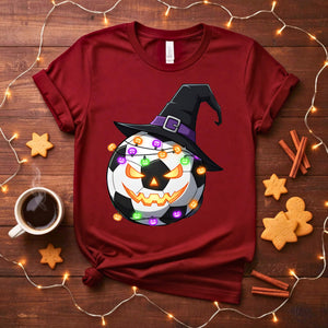 Halloween Football Meme Funny Tee – funny spooky football meme t-shirt with Halloween design