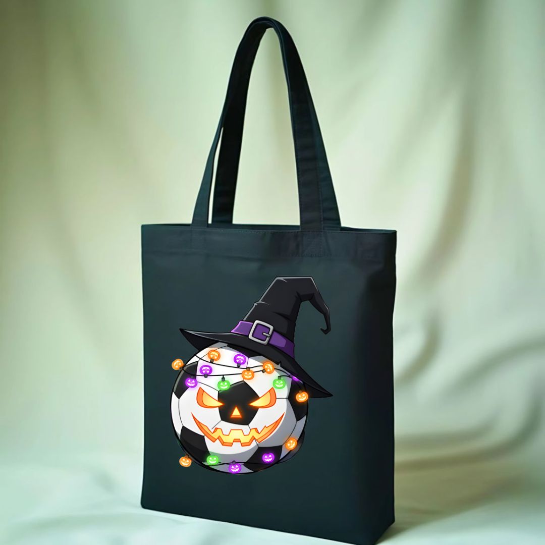 Halloween Football Meme Tote Bag