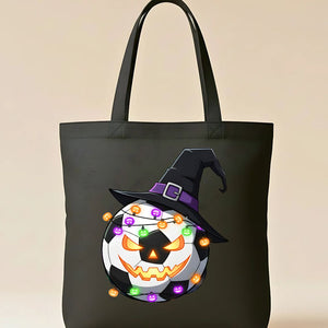 Halloween Football Meme Tote Bag