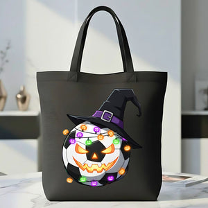 Halloween Football Meme Tote Bag