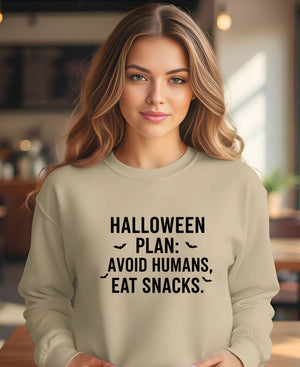 “Unisex spooky season sweatshirt for introverts”