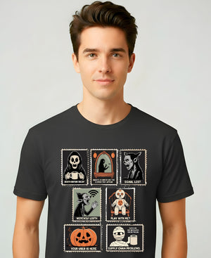 Funny spooky meme Halloween t-shirt design