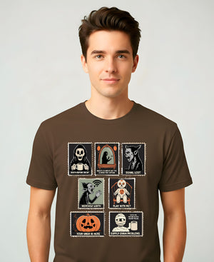 Funny spooky meme Halloween t-shirt design