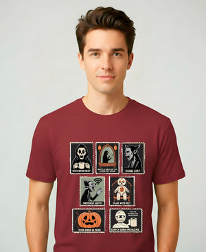 Funny spooky meme Halloween t-shirt design