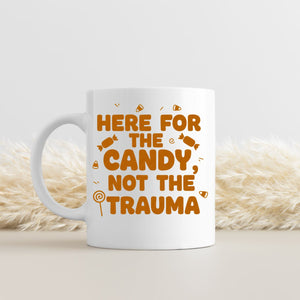 “Halloween candy joke meme mug gift idea”