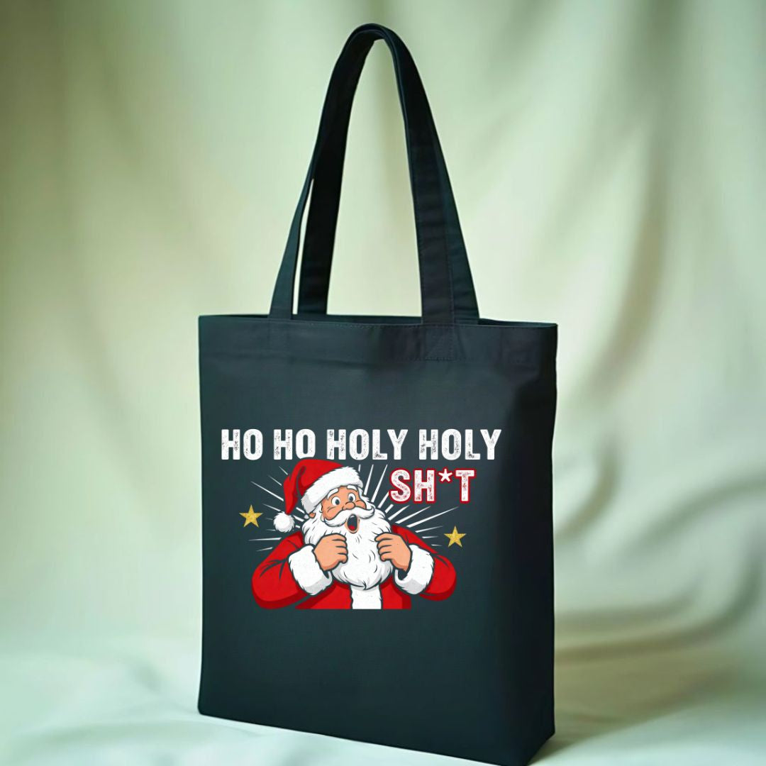 Ho Ho Holly Funny Christmas Tote Bag
